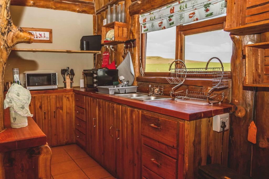 A Log Home At Buffalo Creek Buffeljagsrivier Buitenkant foto